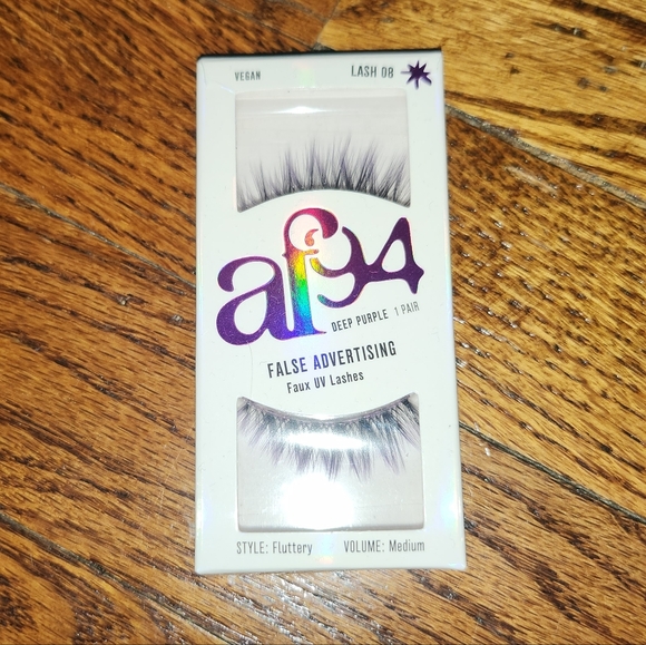 AF94 Other - AF94 Faux UV Lashes in Deep Purple